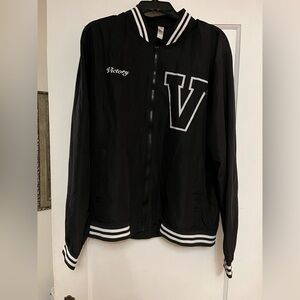 Darling Black and White Varsity-Style Jacket